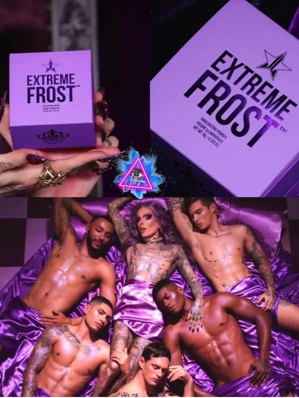 Jeffree Star Extreme Frost Highlighter - Lavender Purple Compact